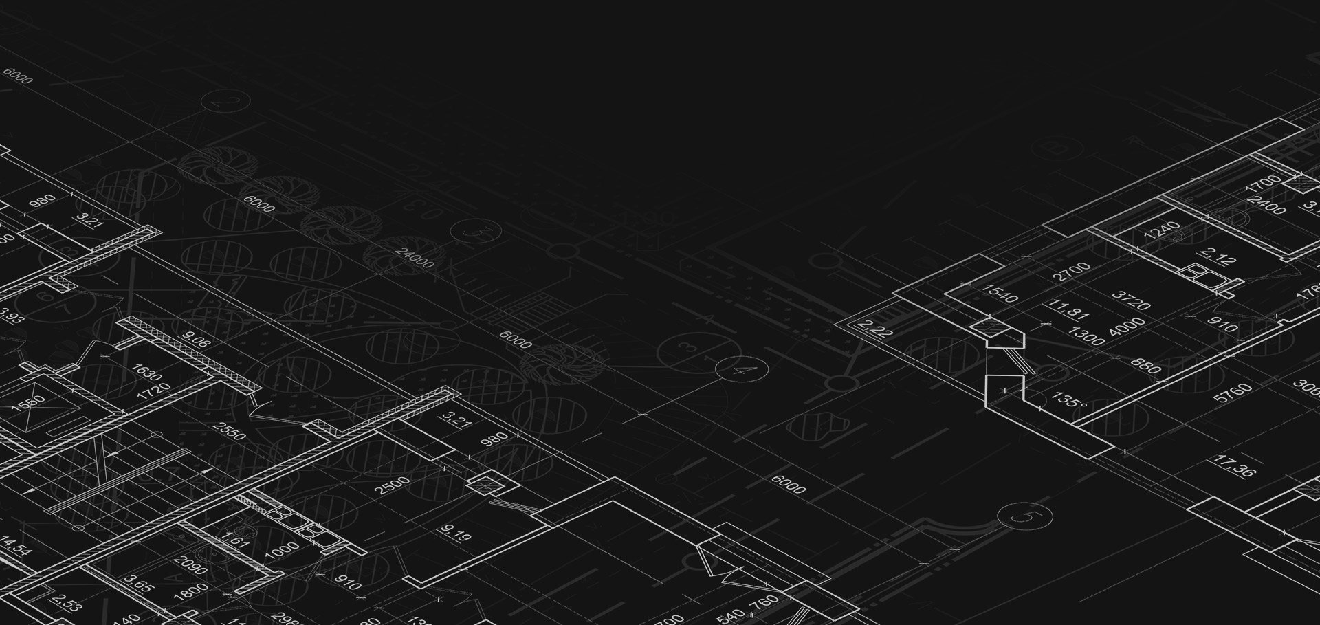 Projekt wnętrza wykonany w AutoCAD – rzut i przekroje